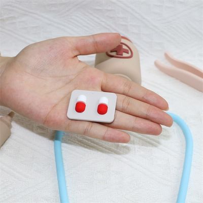 Permainan Silikon Bayi Disesuaikan Fungsi Dokter Berperan Anak Perawat Berperan Set Mainan