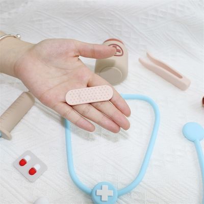 Permainan Silikon Bayi Disesuaikan Fungsi Dokter Berperan Anak Perawat Berperan Set Mainan