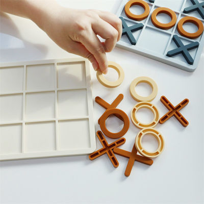 Grosir Full Silicone XO Puzzle Custom Logo Merek Bayi Silicone Puzzle Educational Toys