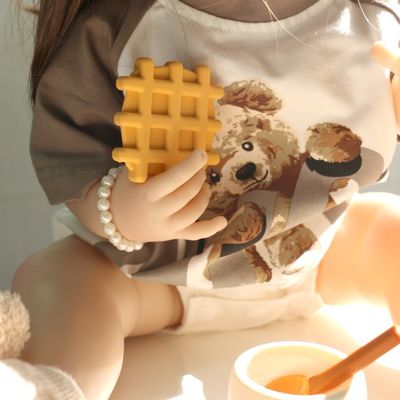 Keamanan CE Standar mainan silikon bayi dengan mainan silikon dengan teapot set 17PCS