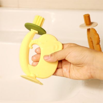 Teether Bebas BPA Tekstur Silikon Lembut Mudah Dipegang Membantu Dengan Penghilang Sakit Gigi Mainan Gigi Bayi Terbaik