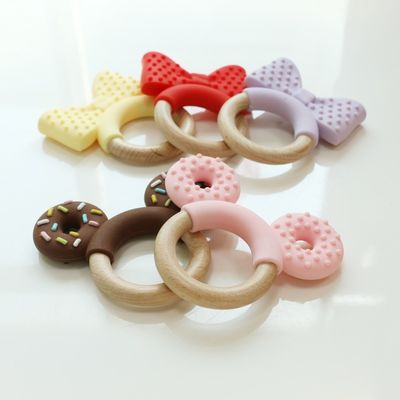 Set Teether Bayi Silikon Fleksibel Dengan Bahan Non-Toksik Dan Desain Hewan Cantik Bayi Baru Lahir Dolly Toys Teething