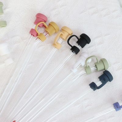 Custom Made Silicone Straw Toppers Untuk Tumblers Silicone Straw Cap Topi PVC Bebas BPA Bebas
