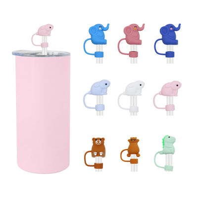 Penutup Straw Silikon Lengkap Dalam Desain 3D Untuk Tumbler Piala Stanley 6-12mm Straw / Sippy