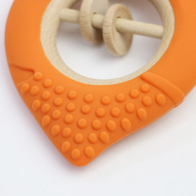 Karot Factory Baby Bpa Gratis Grosir Silicone Baby Teething Toys Bpa Gratis Baby Bentuk Teether Ukuran Sempurna untuk Tangan Kecil