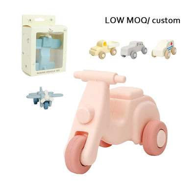 Makanan Grade Silikon Bayi Gigi Mainan untuk Molars Bayi Mainan untuk Bayi 3+ Makanan Grade Silikon Mobil Traktor Silikon Anak Mainan