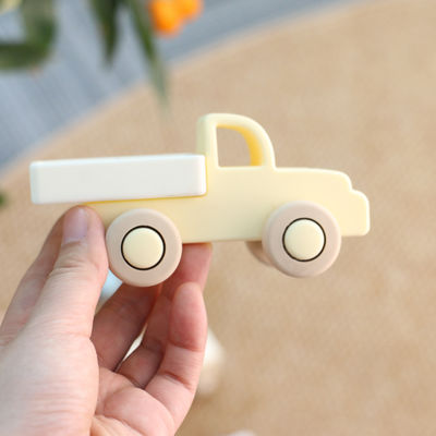 Makanan Grade Silikon Bayi Gigi Mainan untuk Molars Bayi Mainan untuk Bayi 3+ Makanan Grade Silikon Mobil Traktor Silikon Anak Mainan