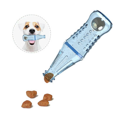 Custom kualitas tinggi bpa bebas makanan kelas silikon anjing pet pelatihan botol mainan pengumpan lambat camilan menjilat botol makanan silikon mainan