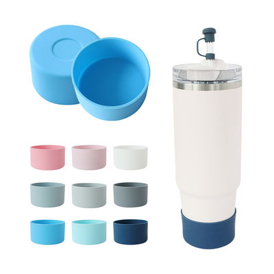 Silikon Bumper Botol Sleeve untuk Quencher 40 oz 7.5cm Tumbler Boot Stanley Cup botol tutup bawah silikon