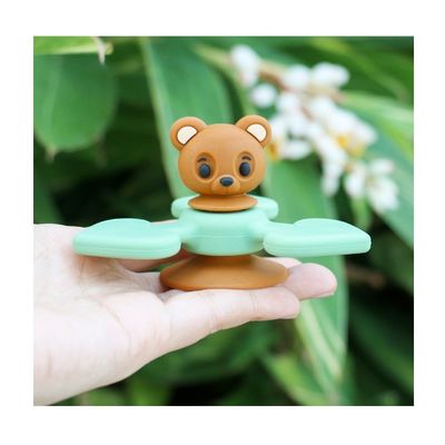 Jual panas grosir silikon kustom mainan bayi anak Fidget Gyroscope produsen mainan
