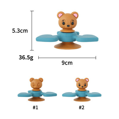 Jual panas grosir silikon kustom mainan bayi anak Fidget Gyroscope produsen mainan