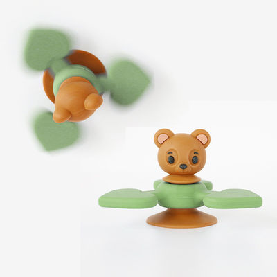 Jual panas grosir silikon kustom mainan bayi anak Fidget Gyroscope produsen mainan