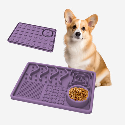 Bebas dari BPA Non -bau mangkuk silikon hewan peliharaan hewan anjing piring silikon bahan lunak makanan anjing piring di jual