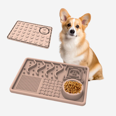 Bebas dari BPA Non -bau mangkuk silikon hewan peliharaan hewan anjing piring silikon bahan lunak makanan anjing piring di jual