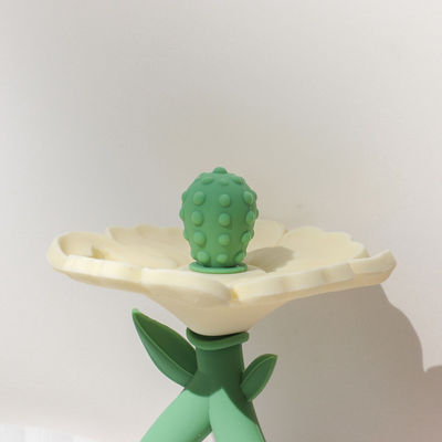 PAISEN Custom Flower Baby Feeding Teether Chew Toys Food Grade Baby Silicone Teether Molar Toys Baby Hand Teether produk