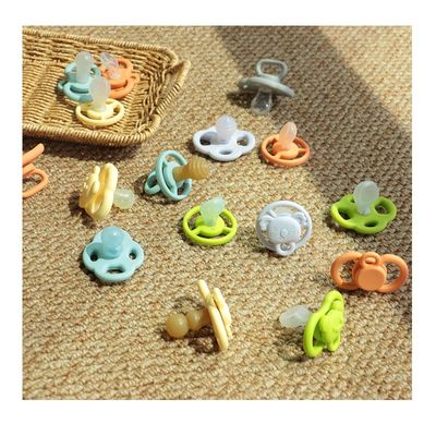 grosir berbagai warna tersedia stok pengiriman cepat bebas BPA bayi gigi menenangkan anak lembut silikon pacifier
