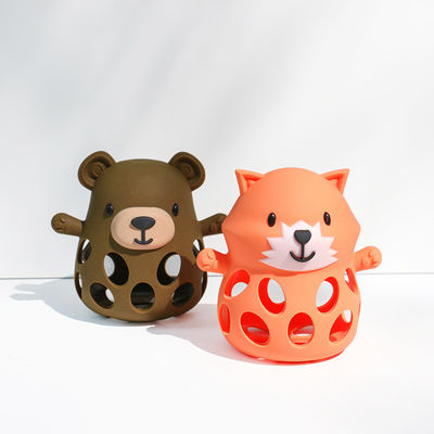 PAISEN Bear Teething Gloves Unisex Custom Bebas BPA Hadiah Bayi Baru Lahir Cantik Berbentuk Hewan Silikon Toys Teething Soft Baby Teeth