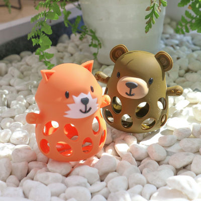 PAISEN Bear Teething Gloves Unisex Custom Bebas BPA Hadiah Bayi Baru Lahir Cantik Berbentuk Hewan Silikon Toys Teething Soft Baby Teeth