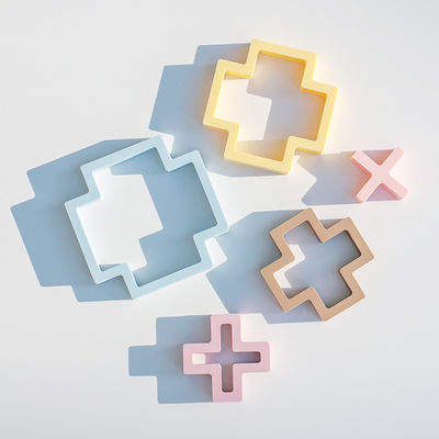 NEW lembut 100% silikon multi-fungsi mainan bayi penjumlahan pengurangan perkalian dan pembagian simbol silikon puzzle set