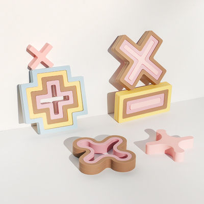 NEW lembut 100% silikon multi-fungsi mainan bayi penjumlahan pengurangan perkalian dan pembagian simbol silikon puzzle set