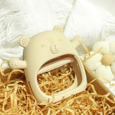 PAISEN Custom Soft Teether Toys Teething Gloves Bayi Baru Lahir Bebas Bpa Silicone Teething Mitten untuk Bayi