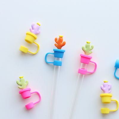 Kaktus Straw Stoppers Pelindung Straw Toppers untuk Stanley 40 Oz Tumbler dengan Handle Dust Proof Straw Caps untuk Botol Air
