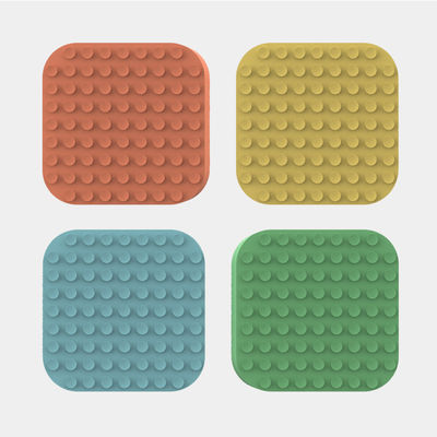 Produsen Custom Pet Silicone Lick Mat Pet Dog Cat Slow Feeder Dowl Mat Dog Food Collapsible Bowl Slow Feeder Dowl