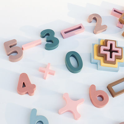 2025 NEW Arrival OEM ODM mainan silikon untuk bayi nomor paket matematika untuk anak-anak set mainan pendidikan