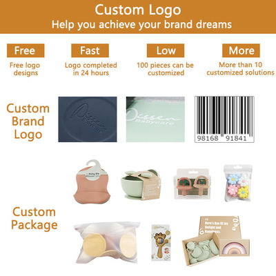 Sesuaikan Logo Portable Food Grade Silikon Kontainer Makanan persegi panjang Bento Box Dengan Tutup 3 Lattice