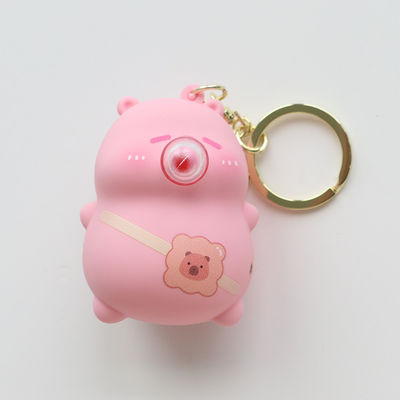 Silicone Capybara Keychain Pendant Dekompresi Squeeze Bags Ornament Stress Relief Vent Toy 80g untuk bahan silikon