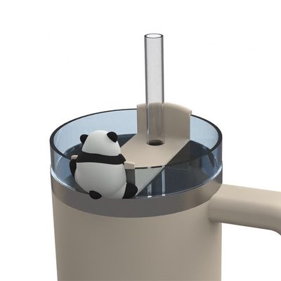 Aksesoris Bar Cute Kartun Panda Kelinci Kelinci Babi Desain BPA Gratis Makanan Grade Silikon Aceesoreis untuk botol Tumblers