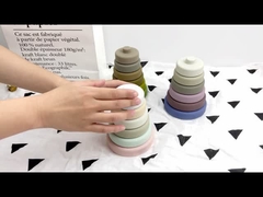 Mainan Silikon Bayi Multi Fungsional Penuh Warna Dengan Bahan Kelas Medis Ramah Lingkungan