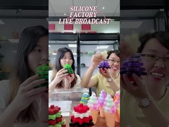 Babe Soft Silicone Stacking Rings Blocks Dengan Bentuk Pohon Natal