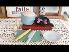 2023 Baru Tidak Beracun BPA Gratis Mainan Bayi Silikon Untuk Bermain Memasak Dapur Rumah