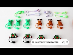Penutup Straw Silikon Lengkap Dalam Desain 3D Untuk Tumbler Piala Stanley 6-12mm Straw / Sippy